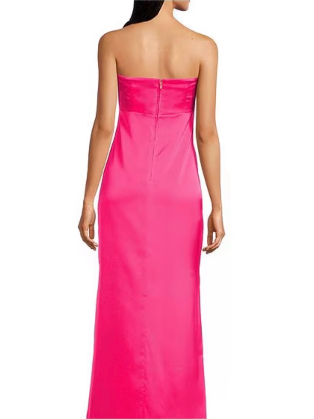 Lilly Pulitzer Strapless Maxi Dress with Statement Bow - Hot Pink - Picture 2 of 2